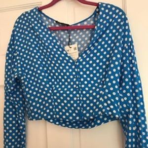 Polka Dot going out top